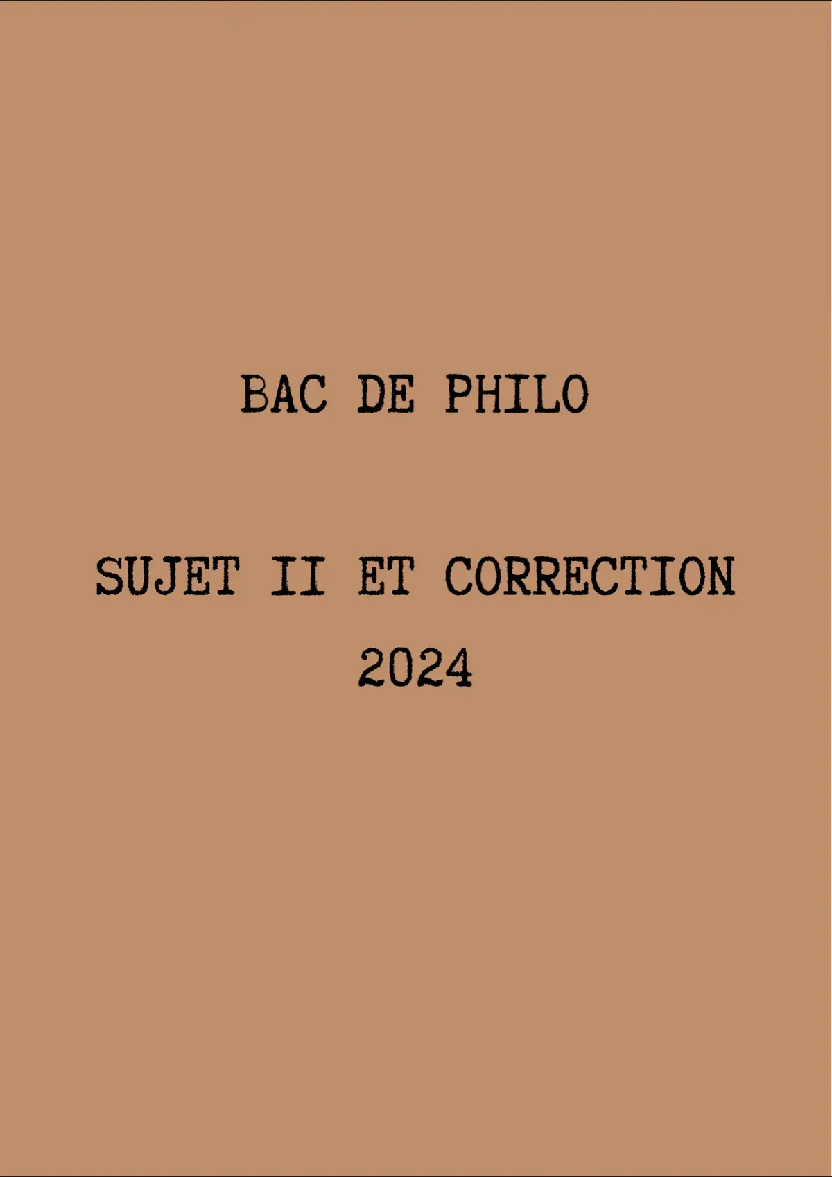 Le sujet II du Bac de Philo 2024 a abordé une problématique philosophique complexe. Cette fiche te propose une correction détaillée, incluant une analyse approfondie du sujet, un plan structuré et des exemples pertinents. En t’entraînant avec cette correction, tu pourras mieux comprendre les exigences de l’examen et te perfectionner pour réussir ta dissertation. #BacDePhilo #SujetEtCorrection #RévisionBac #Philo365 #Bac2025 #Philosophie #DissertationPhilo #Philosophes #RéflexionPhilosophique #Savoir #CultureGénérale #Révisions #PhiloModerne #Philosophie2025 #CorrigéPhilo #RéussiteBac #PhiloBac #MéthodologiePhilo #ExempleDeDissertation #SujetPhilo2024 #metropole #france #terminale 