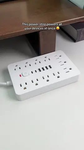 A power strip covers all your power needs. #yxq ##ValentinesDay#tiktokshoploveatfirstfind#spotlightfinds#gift#tiktokshop#valentines#spotlight#tiktokshopfinds#2025#giftideas #foryoupage #coolthings #tiktokmademebuyit #plug 