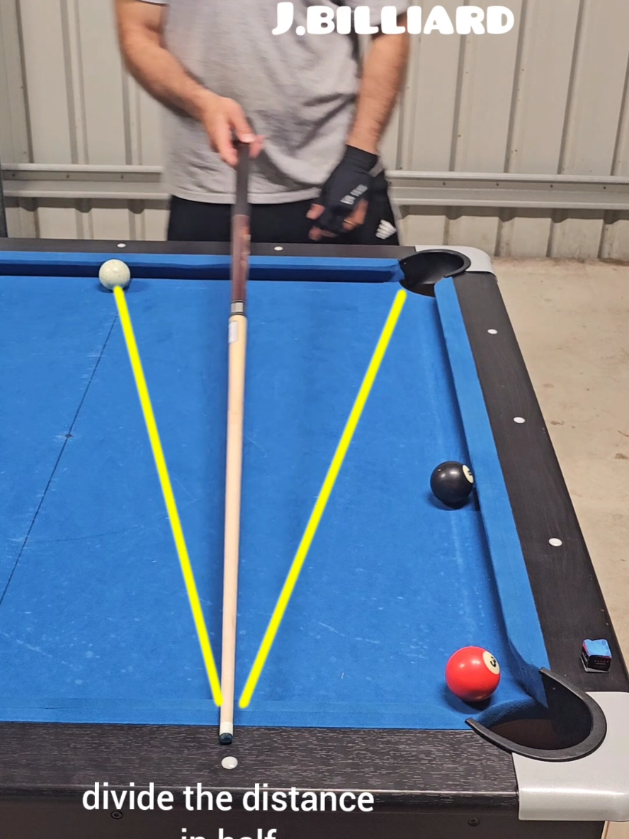 Unlock the Secrets to the 1-Rail Kick Shot in Pool #8ballpool #poolshots #billiards 
