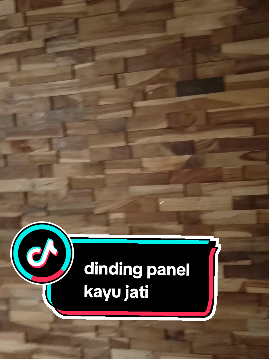 Dinding panel kayu jati  #jateng #bloramustika  #sobatngaret  #fyp 