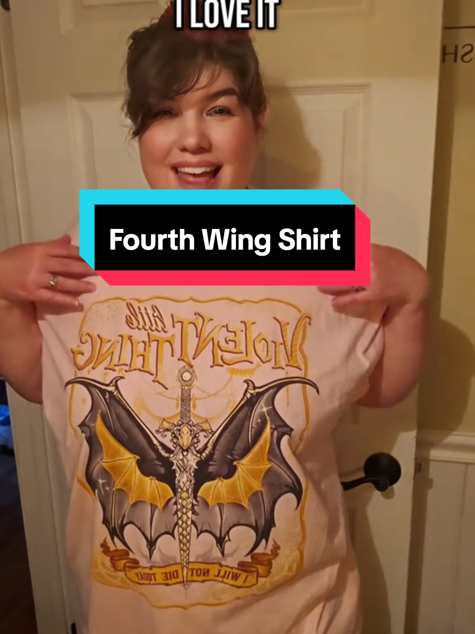 Fourth Wing T-Shirt #BookTok #booktokfyp #dragon #fyp #books 