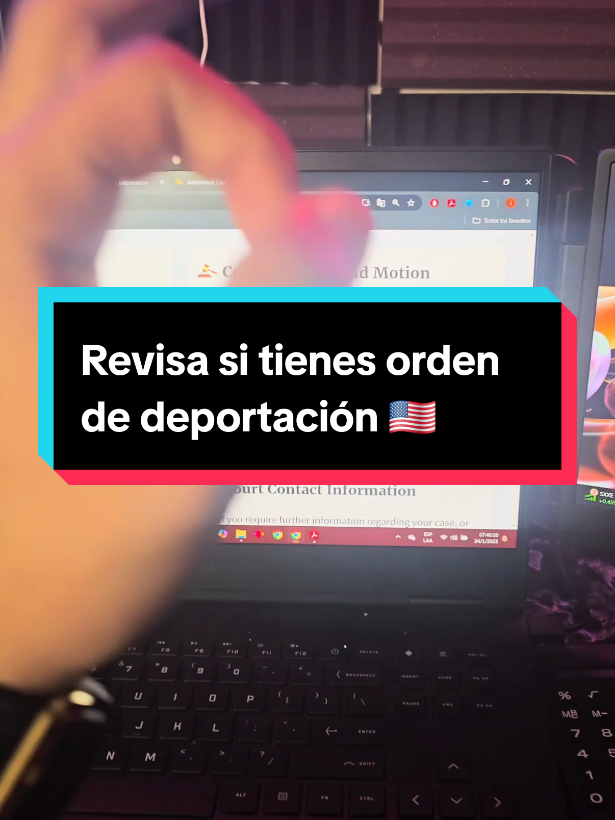 Cómo saber si tienes orden de deportación 🇺🇸 #inmigracion #ordendedeportacion #cortedeibmigracion #eoircasestatus #uscis #inmigrantesenusa 