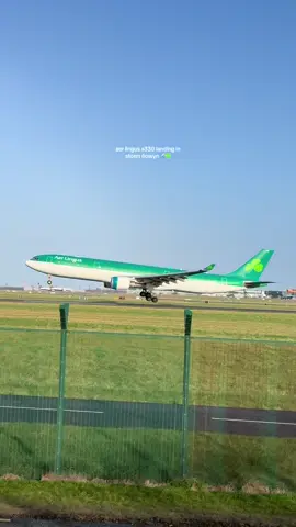 first landing into DUB today since the red warning cleared! #dublinairport #planespotting #aerlingus #a330 #landing #arrival #stormeowyn #flight #aviation #irishaviation #ireland #planes #aviationfyp #planetok 