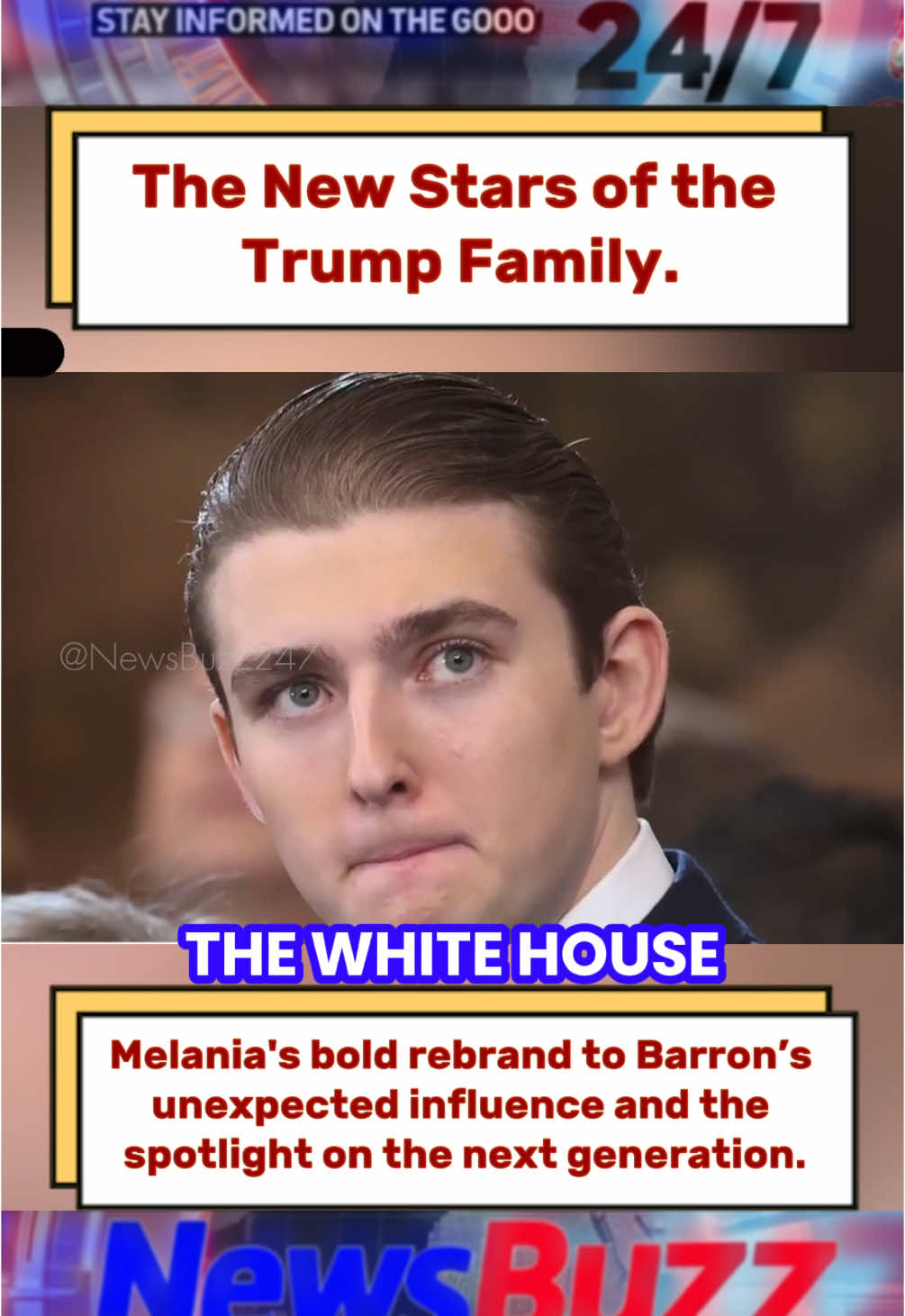 Donald J. Trump has returned to the White House as the 47th President of the United States. Melania's bold rebrand to Barron’s unexpected influence and the spotlight on the next generation. #fyf #tiktoknews  #barrontrump #kaitrump #donaldtrump #trump #worldnews #trumpnews #BreakingNews #live #whitehouse #trumpnewslive #trumpinauguration #trendingnews #trumpinauguration2025 #losangelesfire #trumplive #donaldtrumpnews #internationalnews #trumpinauguarlball #ovaloffice #donaldtrump2025 #donaldtrumpuspresident #californiawildfires #worldnews 
