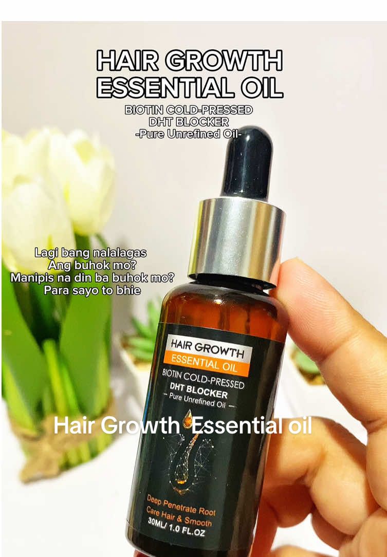 Hair growth essential oil #hairgrowth #hairgrowthessentials 