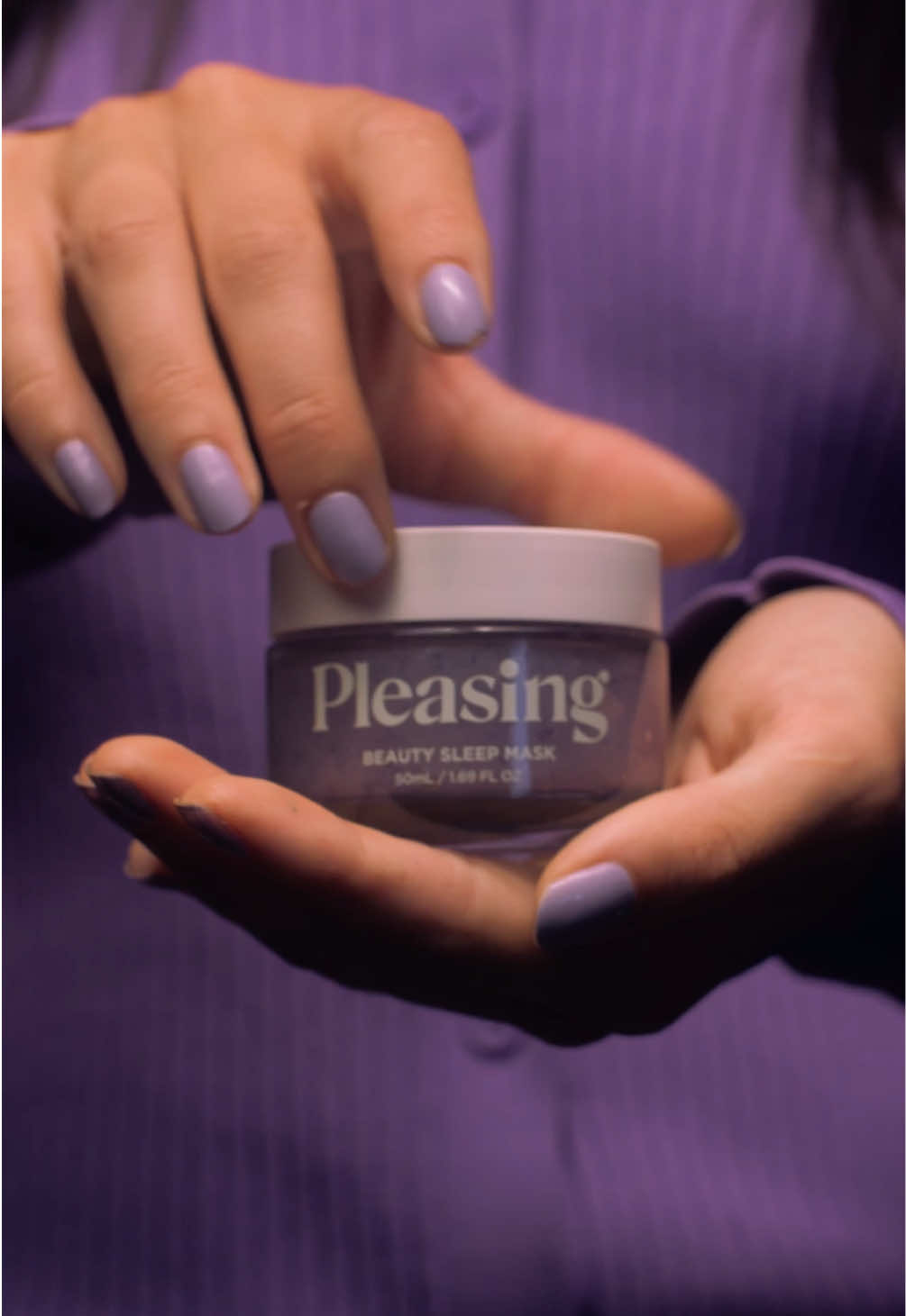 Step into the The Pleasing Beauty Room and meet the first release in our new approach to ritual-forward skincare: The Pleasing Beauty Sleep Mask, available now. 💜   This overnight treatment is the last thing you’ll put on as you drift into beauty sleep. Oil-entrapment technology gently releases moisture, antioxidants, and encapsulated peptides as you work the mask in to smooth, soothe, and rejuvenate all night long. Compliments of these skin-loving ingredients:   🌿 Upcycled Tea Tree Oil from Australia 🪻 Lavender Extract from France 🦋 Butterfly Ginger Plant 🌼 Bisabolol 🦠 Algae Extract Discover and shop The Pleasing Beauty Sleep Mask at Pleasing.com