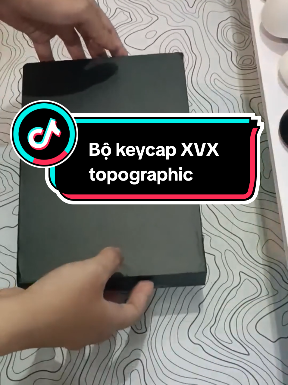 Unbox bộ keycap XVX topographic #reviewcongnghe #Tech #tiktoktech #keycaps #xvxtopographic #keycapxvx 