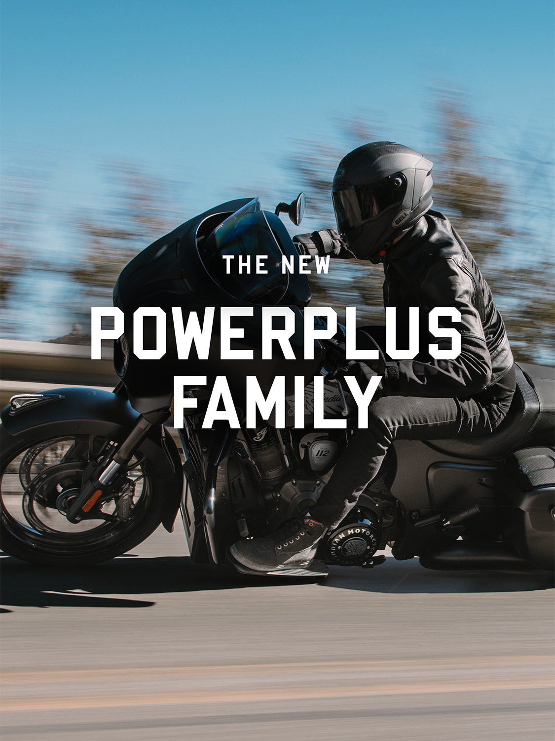 Introducing the new PowerPlus family featuring the all-new #ChieftainPowerPlus and #RoadmasterPowerPlus. Distinctive, powerful style that’s uniquely American. Featuring a new fork-mounted fairing design that's sleek and aerodynamic, offering a compact stance that's nimbler and more athletic.  Powered by a new 112 cubic inch PowerPlus. An engine design proven in the most demanding environment - racing. The PowerPlus 112 dominated the larger displacement competition en route to winning the 2024 MotoAmerica King of the Baggers Championship, making Indian Motorcycle the only three-time Champion. That same 112 cubic inch engine is now available in all PowerPlus models for instant acceleration and effortless sustained high speeds. The fun starts on the right side of the tach. And available with the most advanced and innovative set of Rider Assist Technologies on an American V-Twin with the Rider Assist Package that builds on class-leading Smart Lean ABS braking and traction control with a new suite of breakthrough advancements. Lean sensitive electronically linked braking system optimizes braking performance front and rear with the application of either brake, adding an extra measure of stopping performance and security. Bike Hold Control uses brake pressure to hold the bike on hills for effortless and confident take offs. And a new group of warnings - Blind Spot Warning, Tailgate Warning, and Rear Collision Warning - alerts the rider when a potential collision is detected on both the Ride Command screen and in the rear-view mirrors. All combined, this advanced set of features improves awareness and convenience on every ride. Use the link in our bio to explore the 2025 PowerPlus family lineup. #indianmotorcycle