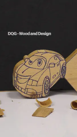 Gravure de voiture #woodcarving #woodworking #woodwork 