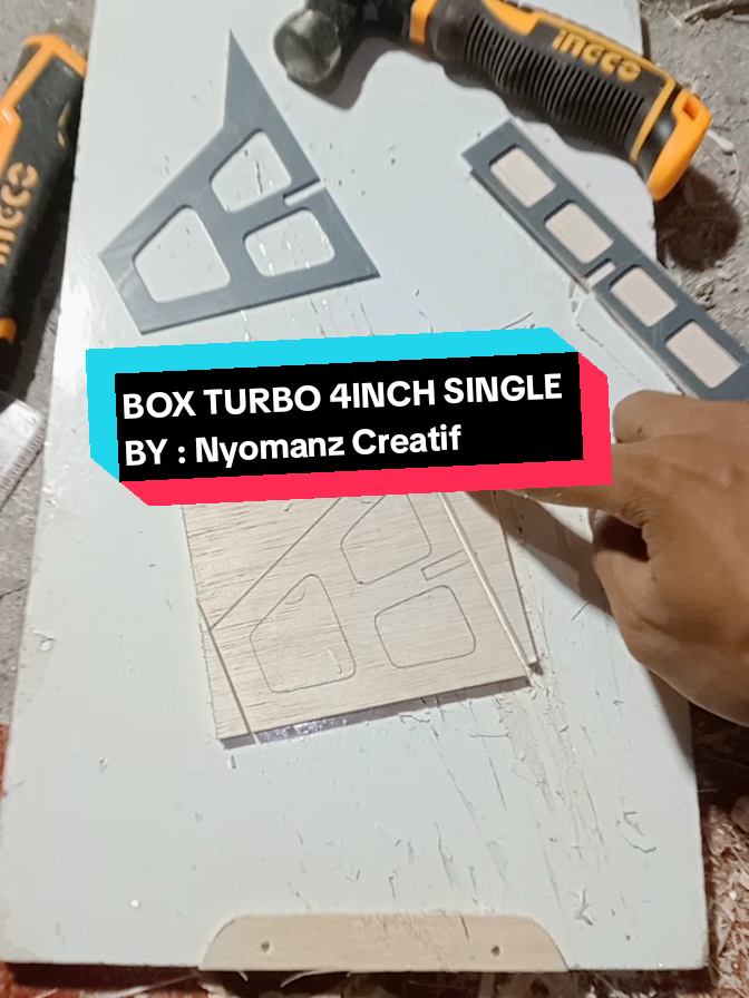 BOX TURBO 4 INCH # #fypシviral #boxminiatur #diyproject #DIY #miniatursound 