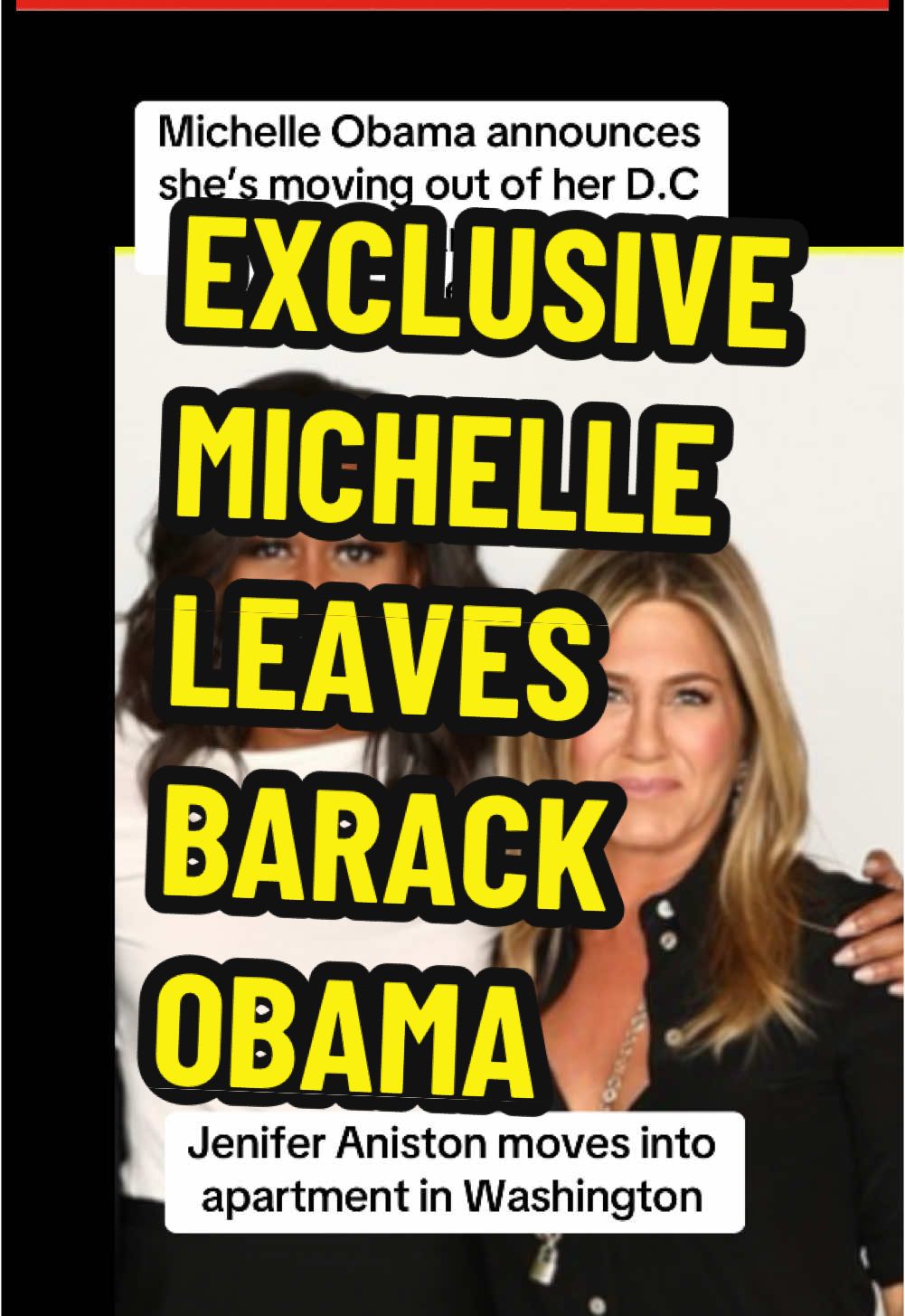 #michelleobama moves out and #jeniferaniston moves to #washington #washingtondc #barackobama #gossip #usmagazine 