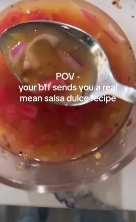 She forgot to mention to add oregano too #mexicantiktok #michoacana #salsadulce #realmeanhousewife 