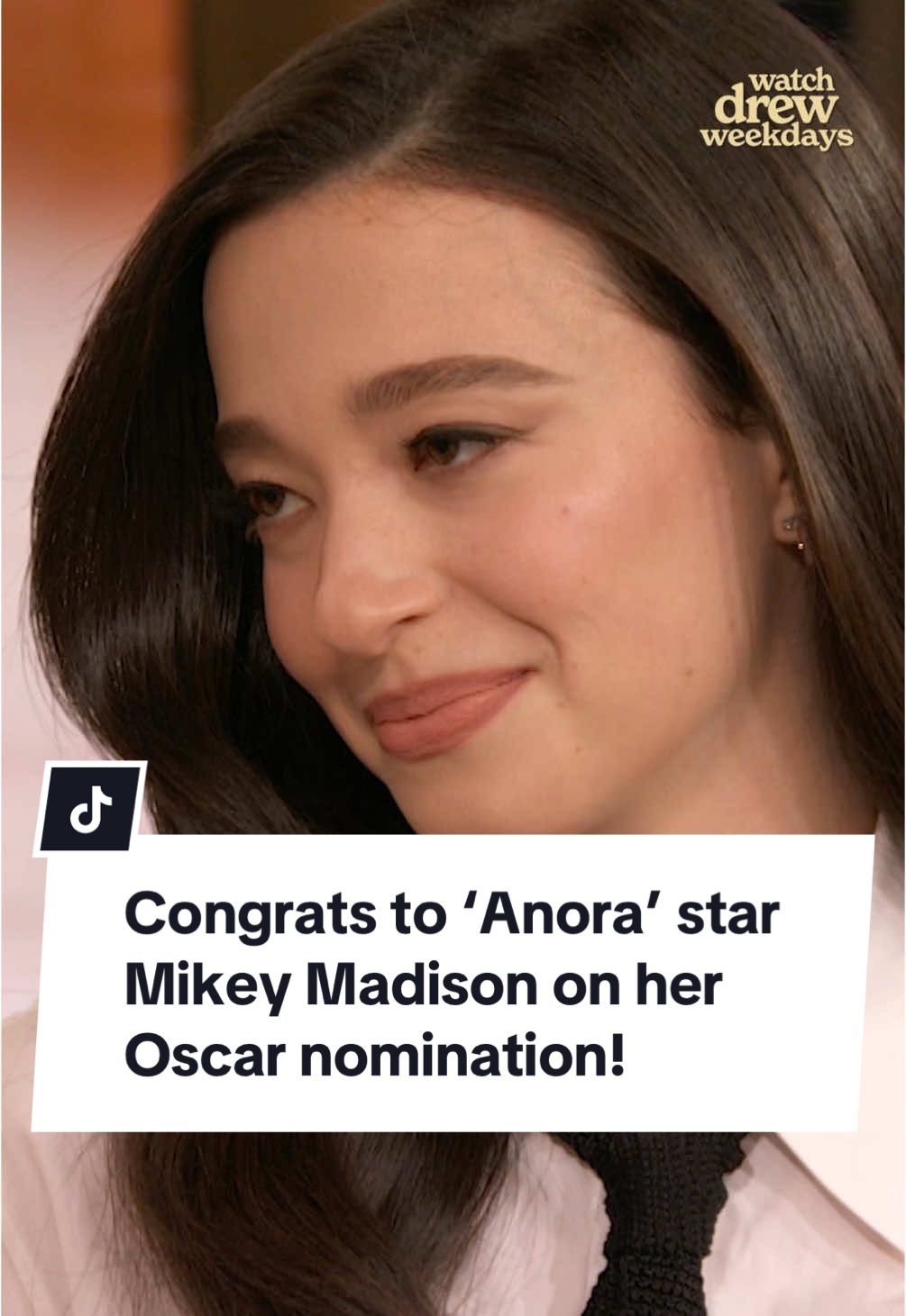 Congrats to ‘Anora’ star Mikey Madison on her Oscar nomination! Stay tuned for more with Mikey. #oscars #anora #mikeymadison 