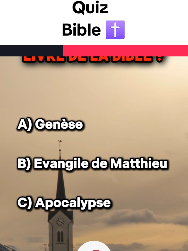 Seul un vrai chrétien sera capable d'avoir 10 sur 10 à ce quiz ! 😳 #quiz #bible #Jesus 