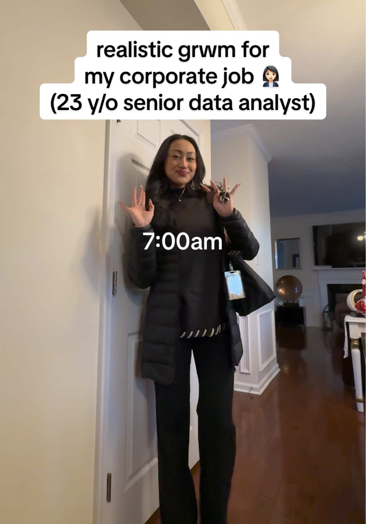 how long does your morning routine take? happy frislay everyone 😚 use my code SOFIAJ12 for $ off your next @YesStyle skincare/beauty order #yesstyle #corporateamerica #corporategirlies #timestamps #grwm 