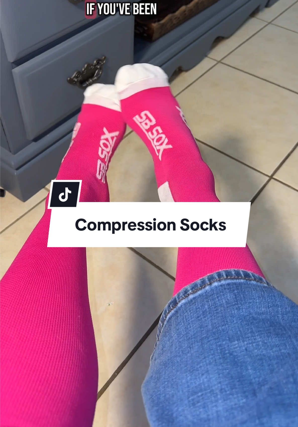 They feel amazing on my legs! #compressionsocks #sportsocks #longsocks #leghealth #varicoseveins #tiktokshopclothes 