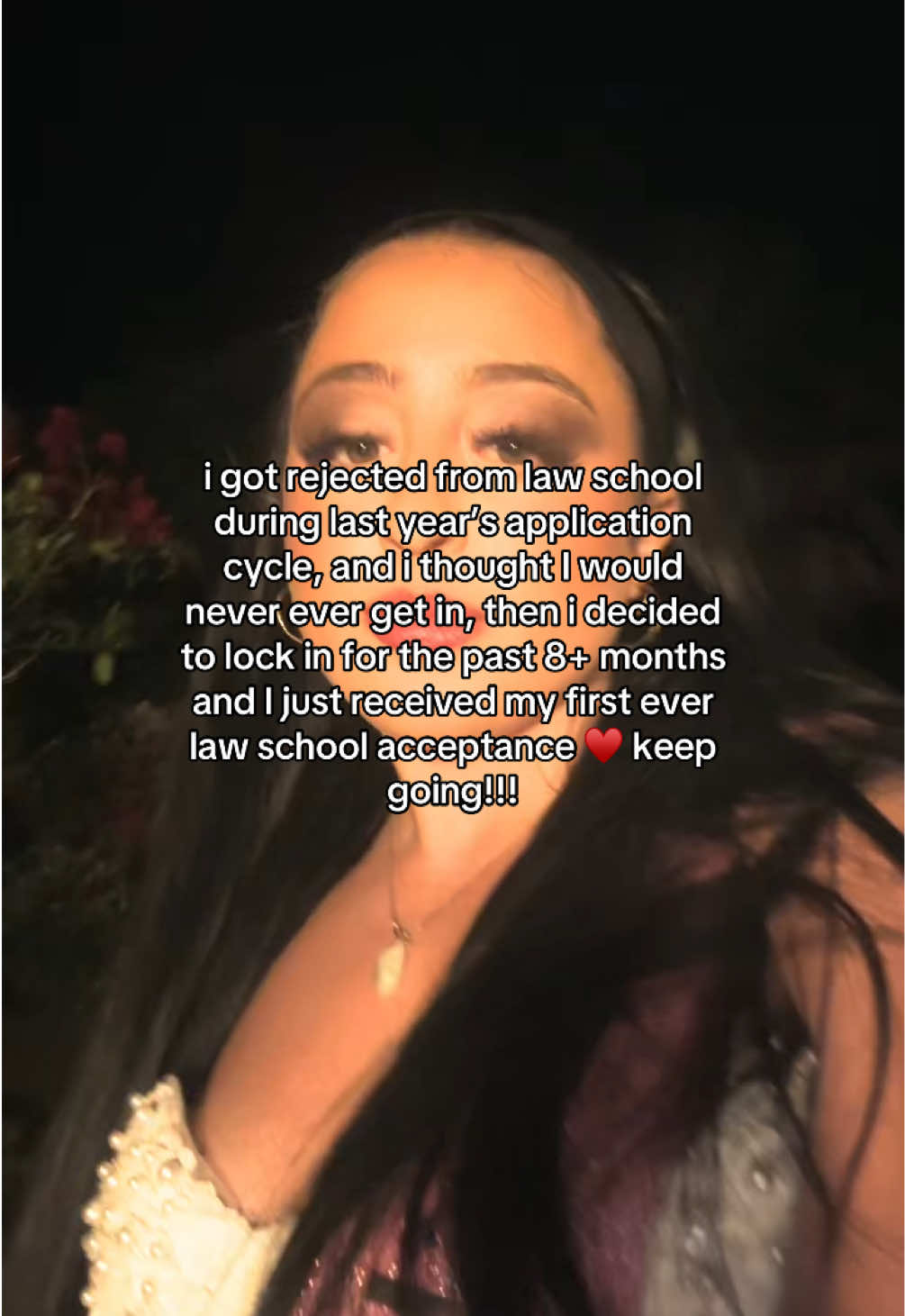 i got rejected during the law school application cycle last year, locked in on lsats studying + the application process , then came back & got accepted this year.  just a little reminder to persevere, and to keep going - because you never know what is on the other side ♥️ - #lawschool #law #applications #lawschools #admissions #lawschools #lawadmissions #jd #jdprograms #acceptance #collegeadmissions #admissions #rejection #acceptance #keepgoing ♥️⚖️
