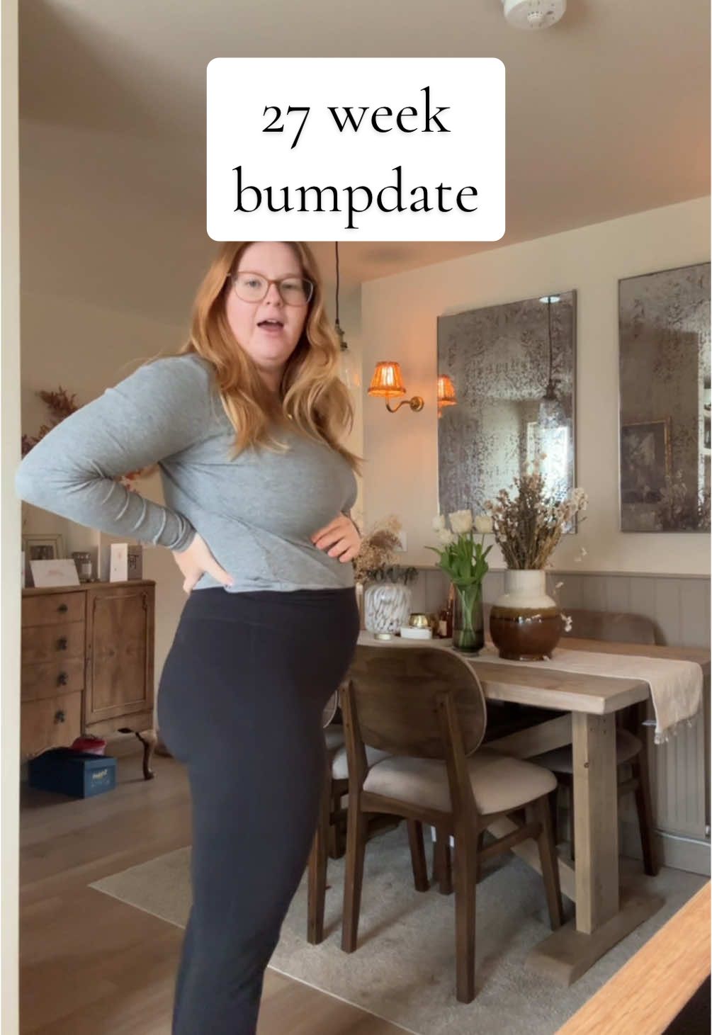 Replying to @Maddigan for all my small bump mums! 27 week bump update, she’s definitely growing but think I’m accepting that it’s not going to be the bump I was expecting at this point! #27weekspregnant #firsttimemum #mumtobe #pregnancyjourney #bumpdate #27weekbump #27weekbumpupdate #secondtrimester #firstpregnancy #bumpcheck #babybump 