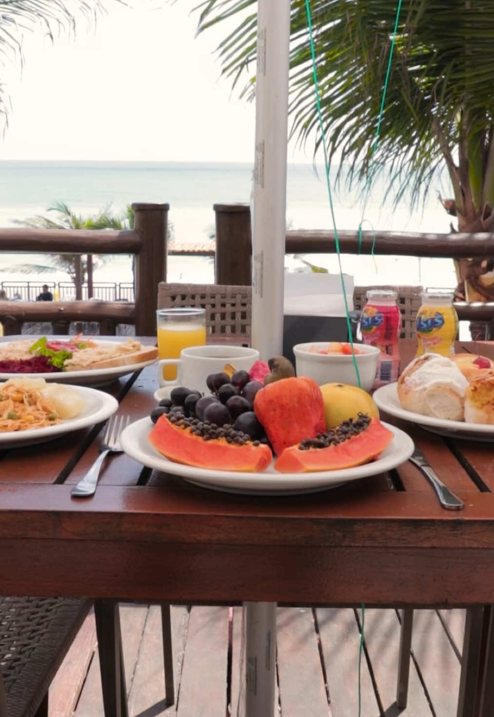 No Ocean Palace, as manhãs começam com o melhor do nosso All Inclusive Premium. 🌅 Sabores autênticos, e uma mesa com detalhes que fazem do seu café da manhã uma experiência única. #OceanPalace #Gastronomia #AllInclusivePremium 