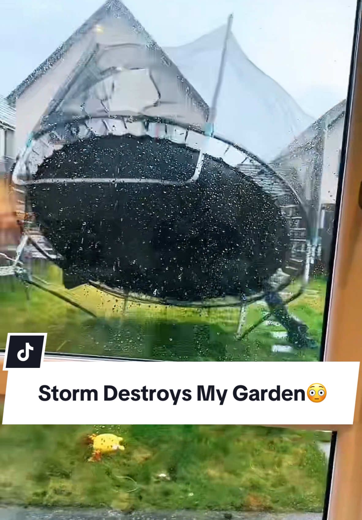 Scottish Storm Destroys Garden😳💨