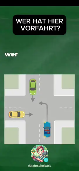 Schreibt eure Antwort in die Kommentare #führeschein #fahrschule #fahrlehrer #theorie #theorieprüfung #vorfahrt #verkehr 