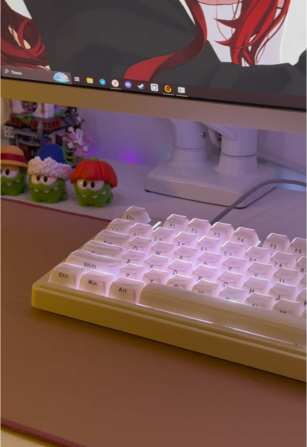 тг alishatalk Jelly Keycaps~ #keycaps #keyboard #desk #aesthetic #jelly #jellykeycaps #jellykeyboard 