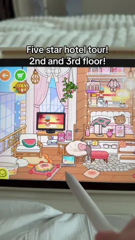Five star hotel tour 2nd and 3rd floor!💕 creds to@🌺🍥🧸𝓜𝓲𝓵𝓵𝓲𝓮🍯🍡🌸 for the house!#tocaboca #part2 #fivestarhotel #fyp #fyp #roleplay #viral 