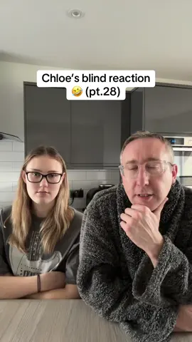 Chloe blind reacting 😂 #blindreact #blindreaction #blindreacting #supertramp #parodysong 