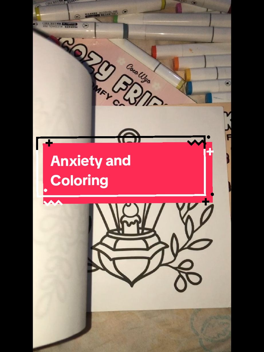 I love to color when I am stressed! #TikTokShop #stressed #coloringbook #coloring #anxiety #depression #tips #anxietytips 