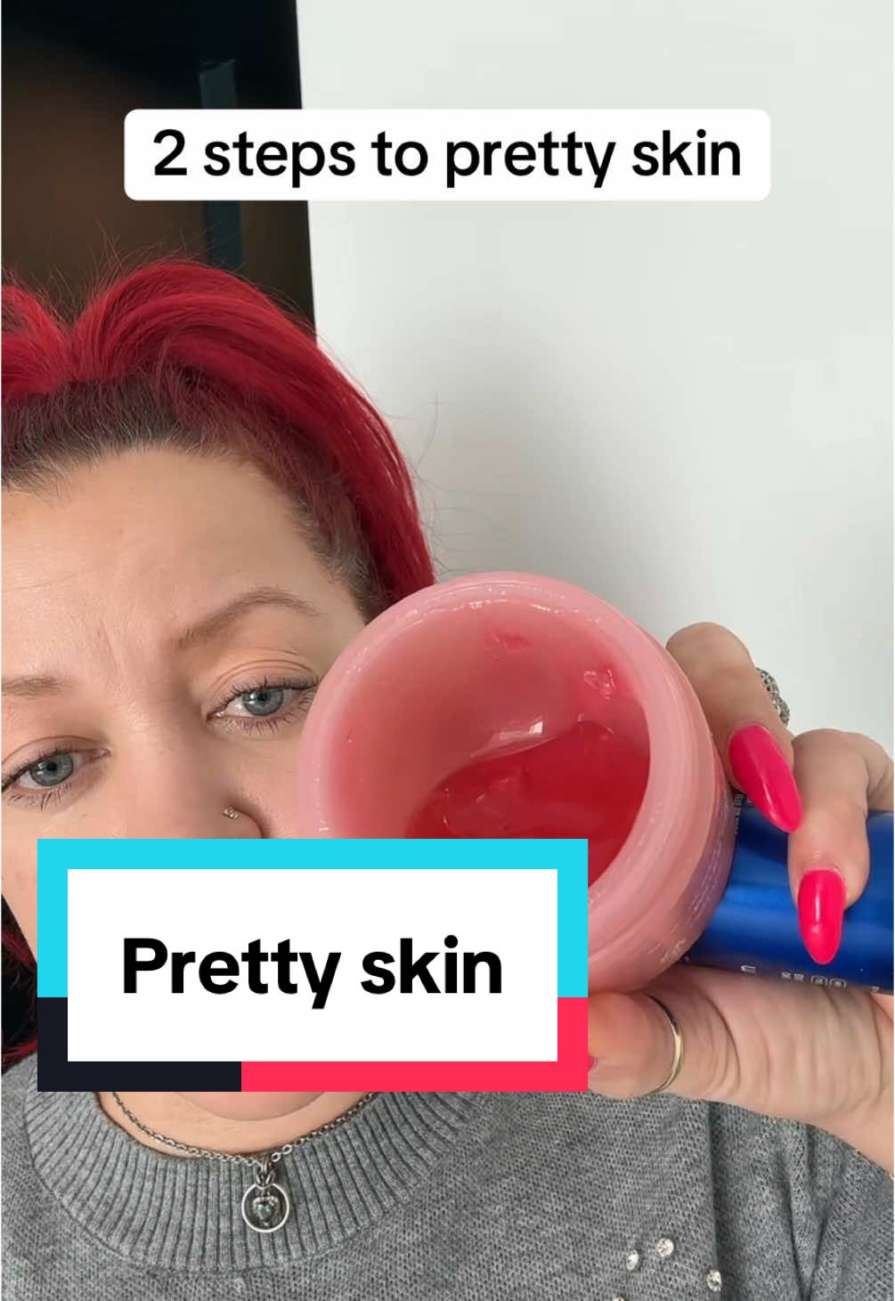 2 steps to pretty skin #SkinCare101 #skincare #skincareroutine #aging #WomenOfTikTok #MomsofTikTok #momsoftiktokclub #mom #moms 