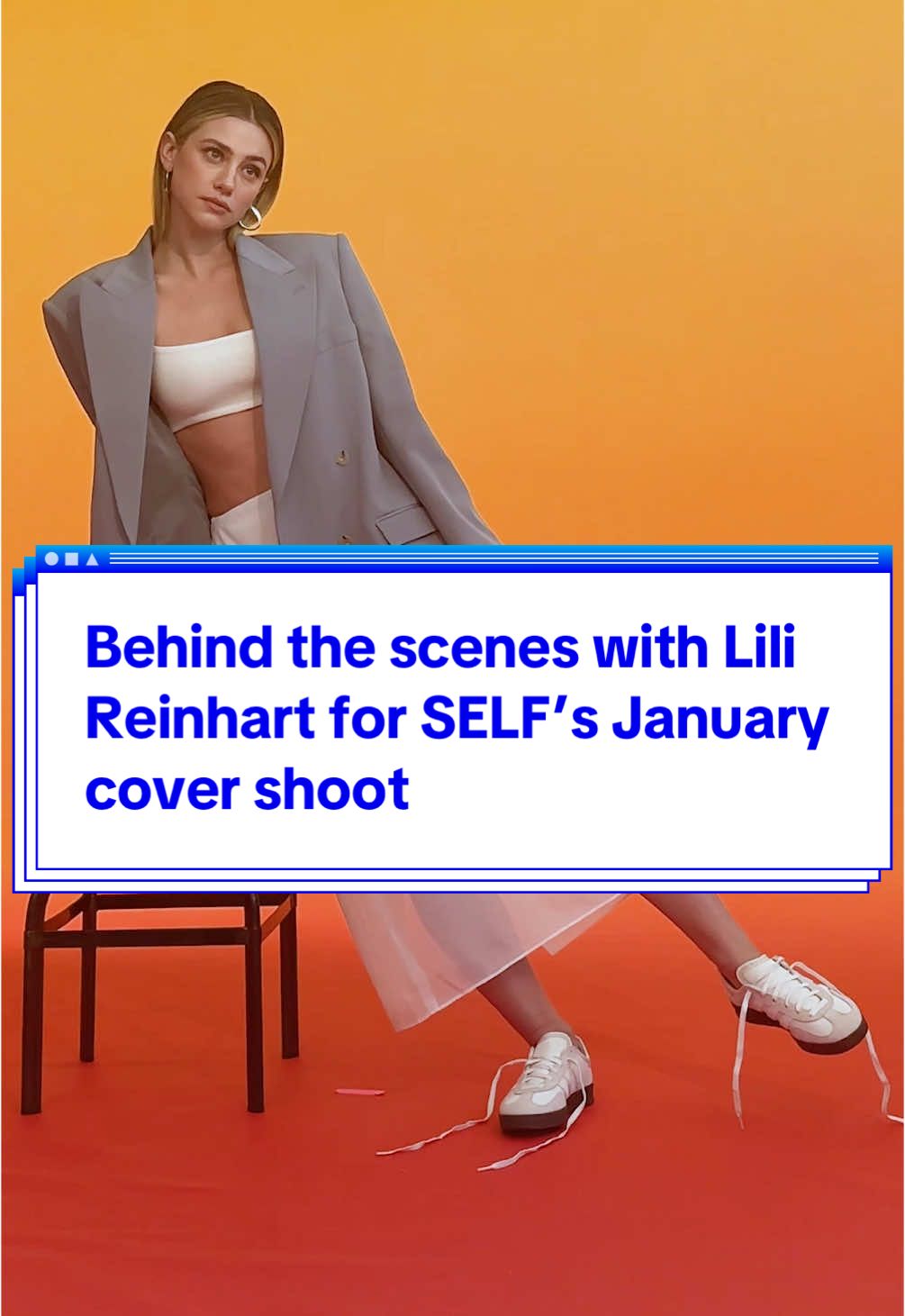 Take a look behind the scenes with SELF’s January cover star: the radiant, always-confident Lili Reinhart (@Lili Reinhart). Follow the link in the bio to read our exclusive interview, in which Reinhart shares the reality of navigating a medical mystery for years. #lilireinhart #riverdale