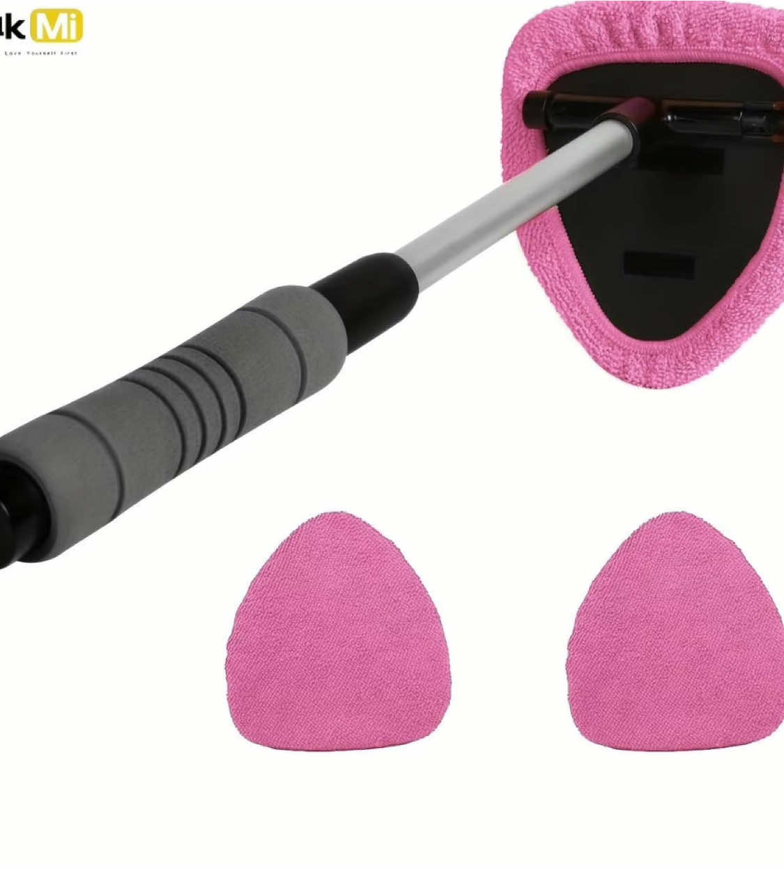 Windshield Cleaning Tool, Microfiber Car Window Cleaning Tool with Extendable Handle#foryou