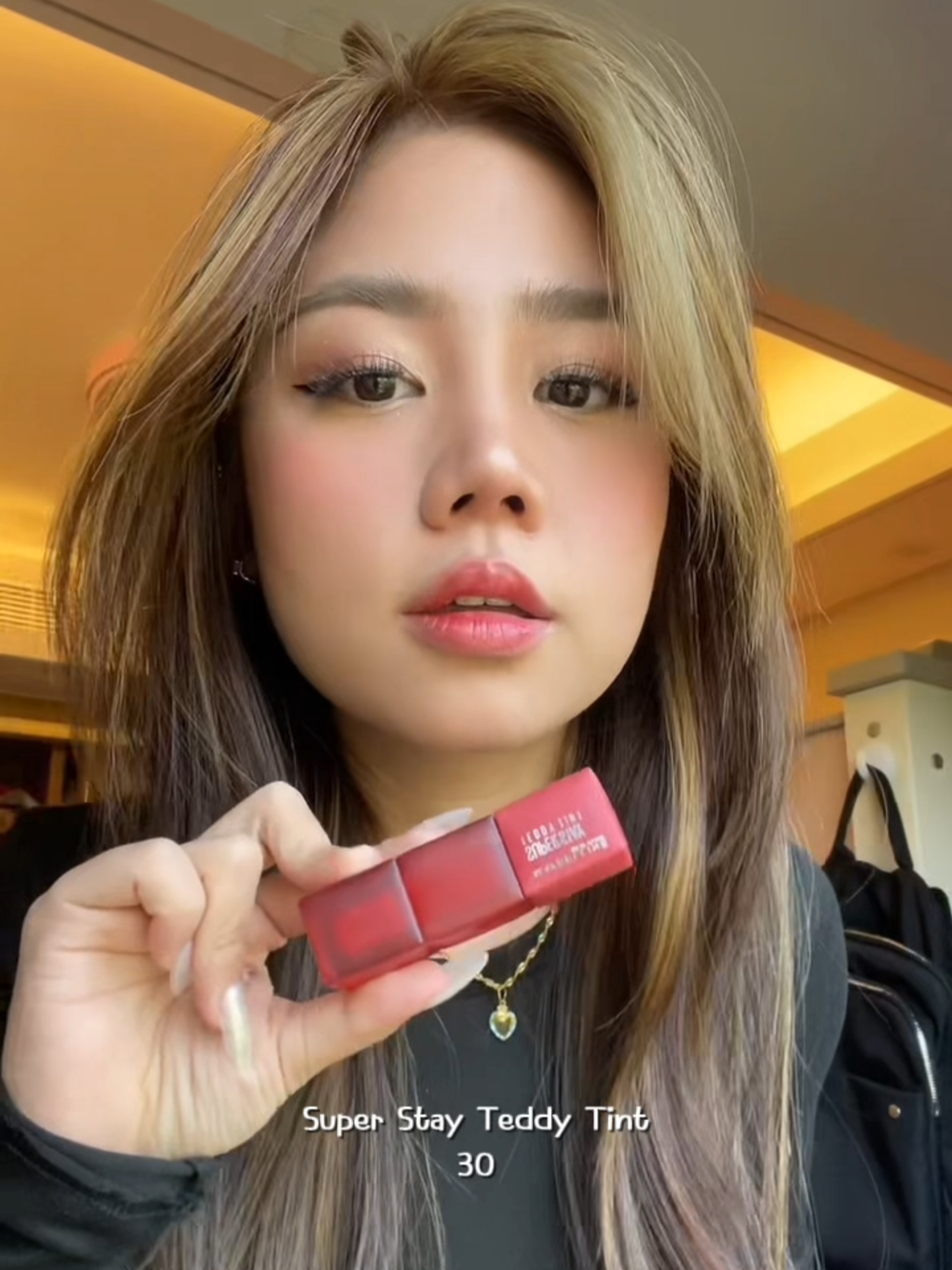 สี 30 teddy tint แดงน่ารัก #MaybellineTeddyTint #ทินท์เท็ดดี้หมีนุ่มนาน #SuperStayTeddyTint #Fouryou #Makeup #แต่งหน้า #MaybellineSquad #MaybellineThailand #รีวิวบิวตี้ #tiktokป้ายยา #tiktokบิวตี้ #tiktoklooks