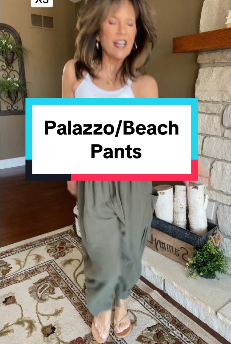 Casual, wide leg and super cute! Dress them up if ya want! Love these🥰 Multiple colors too! @UEU_us #fypage #palazzopants #beachwear #pants #Summer #wideleg #cuteclothes #stylish #casual #loose #drawstring #lightweight #flowy #linen #pockets #harem #boho #womensfashion #womenswear #petitefashion #tiktokshop 