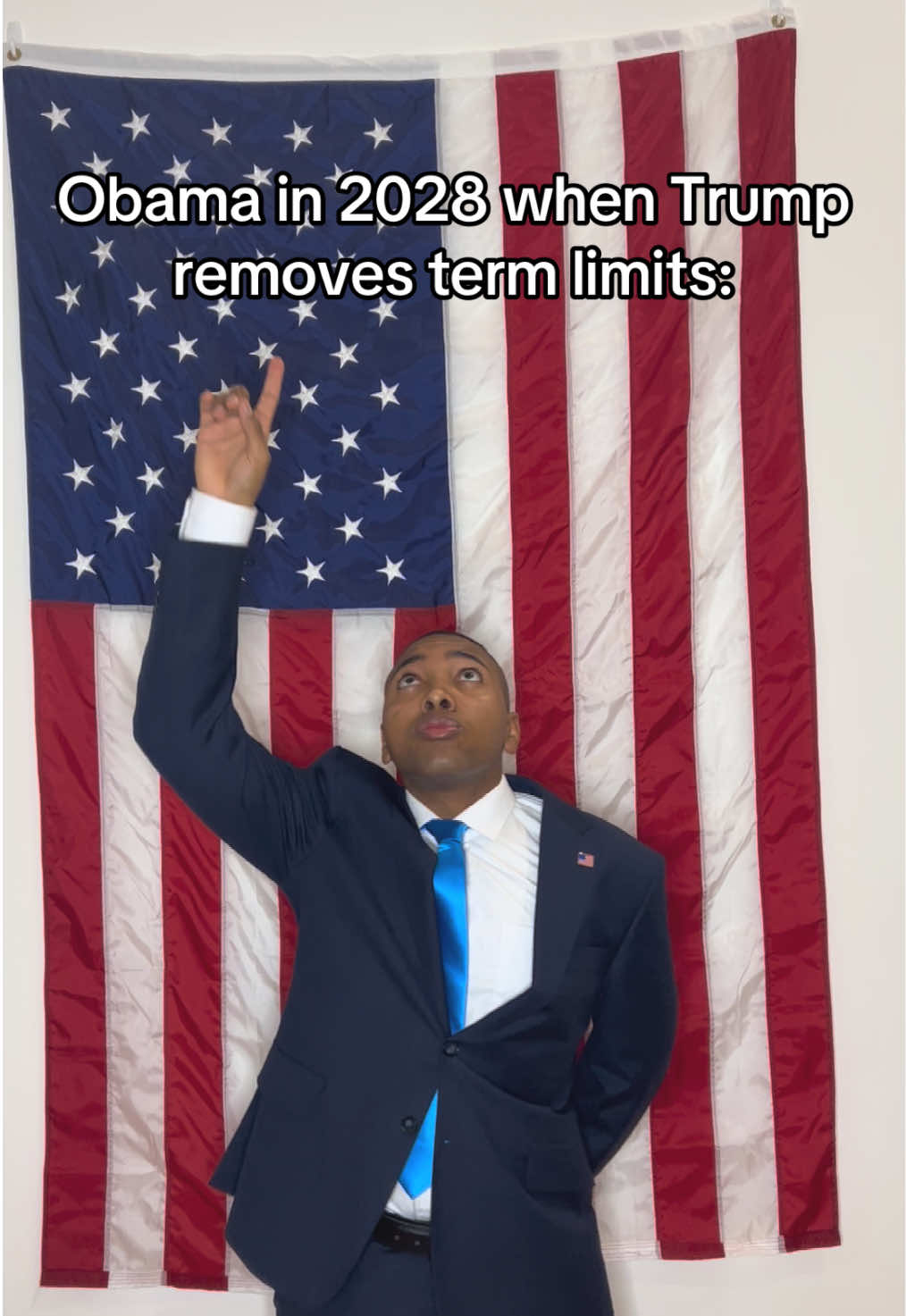 Obama in 2028 when Trump removes term limits #obama #fyp #trump #parody #comedy 