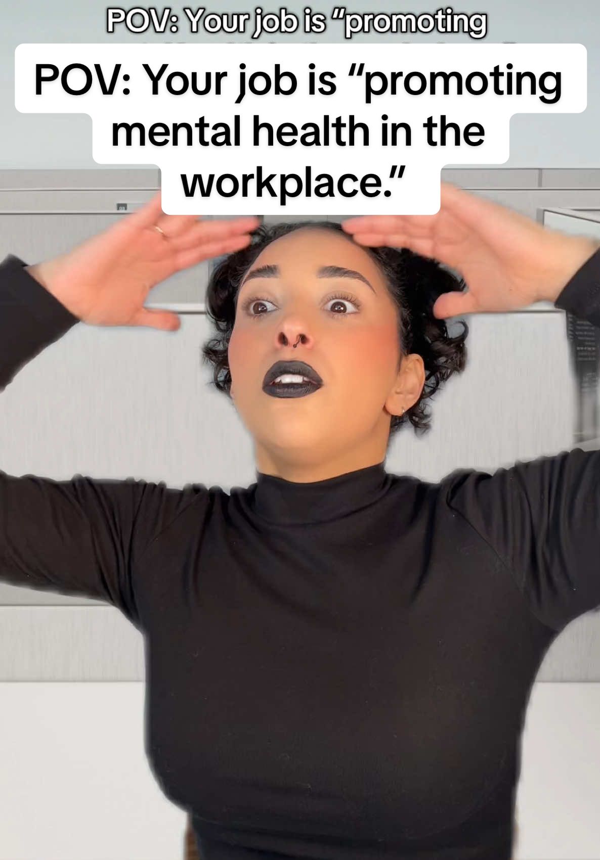 They’re like, “no not that, try yoga.”   #fyp #work #working #corporate #corporatelife #corporatetiktok #corporateamerica #corporatehumor #manager #managersbelike #career #quietquit #actyourwage #skit #funny #sketch #quietquitting #veronica #morale #companymorale #company #companies #retail #retailstore #employee #retailwork #customer #customerservice #MentalHealth #wellbeing #mentalhealthmatters #MentalHealthAwareness #mentalhealthtiktoks #funny #comedy #laugh #skit #sketch 