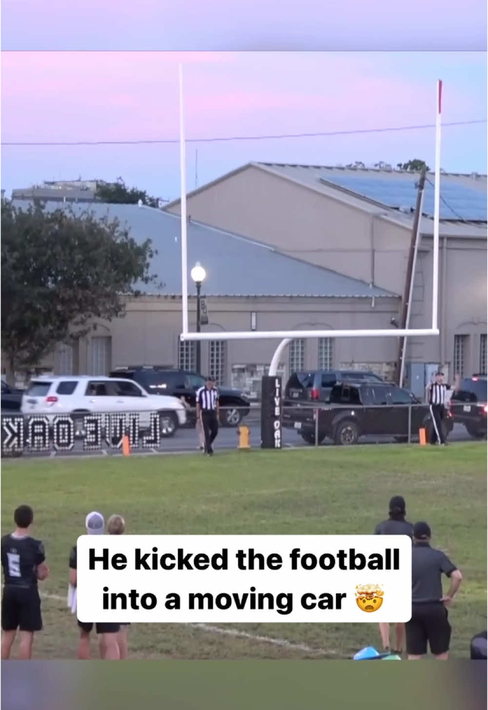 What are the chances 🤣 (via brice.helton22/IG) #football #kicker