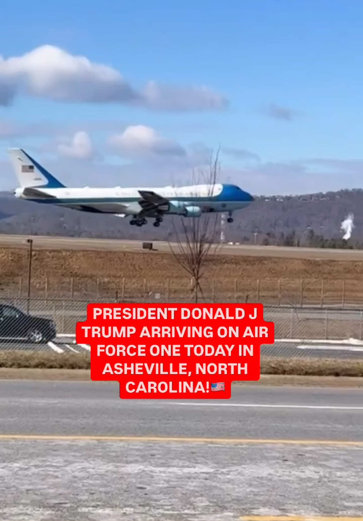 President Donald J Trump & First Lady Melania Trump visiting Asheville, North Carolina earlier today touring the damage from Hurricane Helene! @potus @flotus @whitehouse @margomcatee @karolineleavitt 📸: @offerxcepted 🇺🇸🇺🇸🛩️