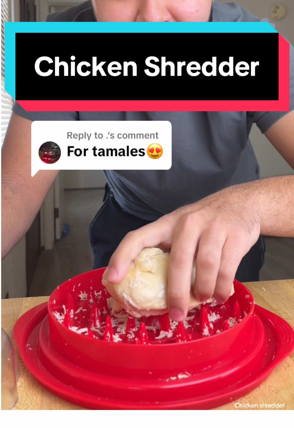 Replying to @. Chicken Shredder #chickenshredder #kitchengadgets 