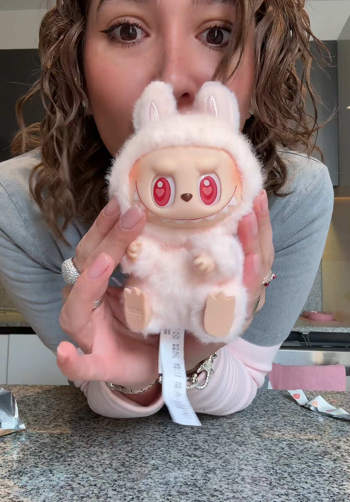 mi primer unboxing labubu ❤️✨ #labubu 