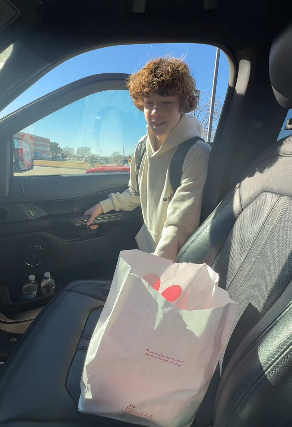 Game day for Trevor 🏀#basketball #game #eat #hungry #chickfila #mom #son #Vlog 