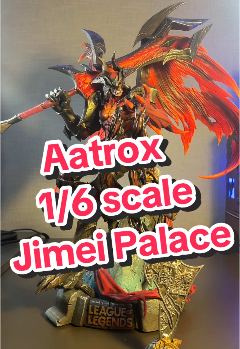 New Statue by Jimei Palace : Aatrox 1/6 scale @Jimei Palace Official #leagueoflegends #riotgames #riotgamesleagueoflegends #tiotgamesmerch #riotmerch #leagueoflegendsriotgames #statue #fyp #fypシ゚ #aatrox #jimeipalace #CapCut 
