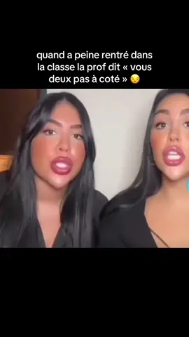 duo enft👯‍♀️👯‍♀️ #duo #soeurbotox #lycee #cours 