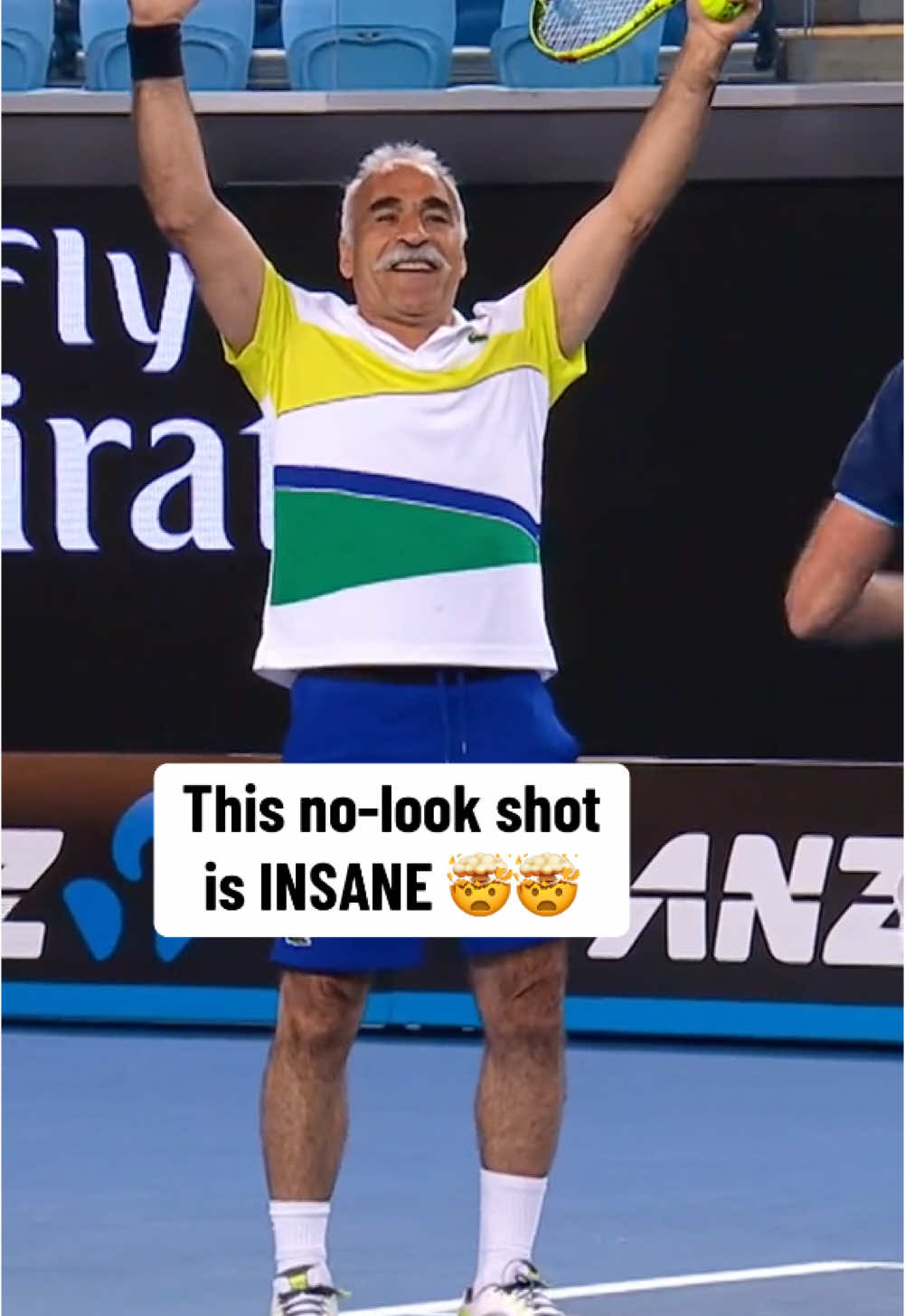 He did that 🤯 (via @Australian Open) #tennis #trickshot #australianopen