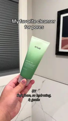 This is definitely my new favorite product I’ve used so far in 2025!! The foam feels so nice and my skin feels so clean and not dry after! I was so surprised even after the first use how good my skin felt. I’ve been using this weekly! #anuacleanser #anuacleansingfoam #anuaporedeepcleansingfoam #anuadeepporecleanser #anuaheartleafquercetinolcleanser #anuaheartleafporedeepcleansingfoam #anua #koreanskincare #koreanskincareproducts 