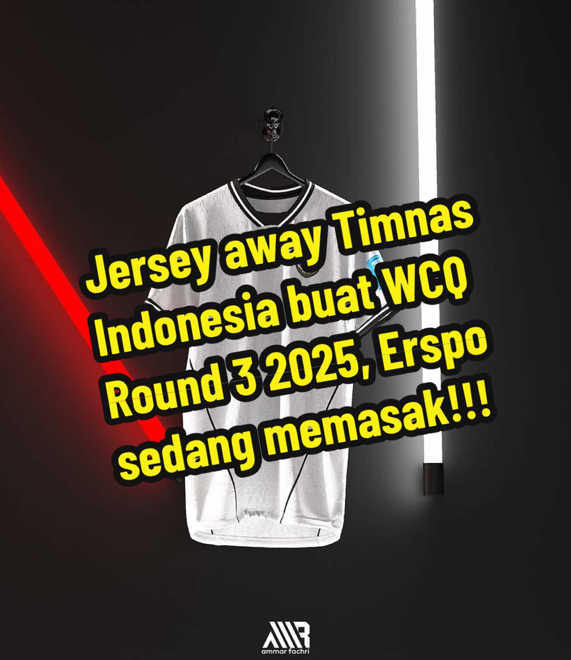 Setelah jersey home remsi di rilis, jersey away akan di launching minggu depan. kurang lebih ini adalah gambaran jersey away Timnas indonesia jika menggunakan pattern yang sudah di pakai di jersey home. foto: Ammarfachri gimana komentarnya tentang jersey away sekarang guyz? #timnasindonesia #jerseytimnas #lewatberanda 