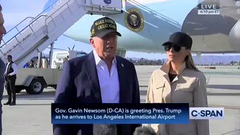 NEW: President Trump and Governor Newsom appear to be 'friends' again after exchanging shots online. Trump: 