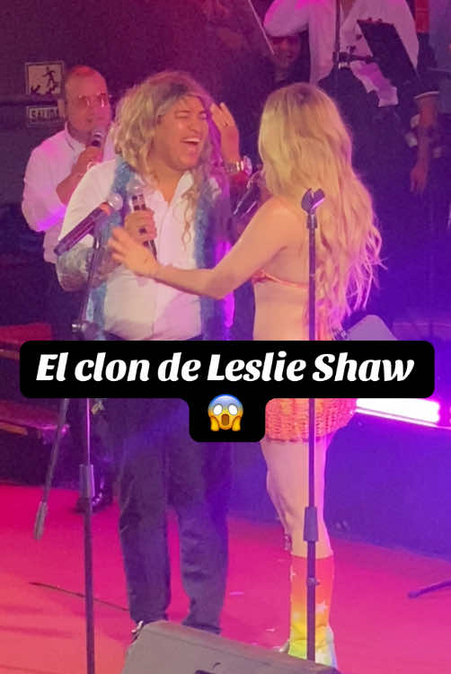 El clon de Leslie Shaw 😱🤣#fyp #show #broma