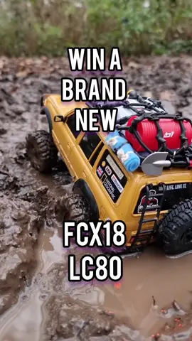 WIN a Brand New FCX18 LC80 🎉🔥 Use the Linktree link in my Bio to Enter my Raffall! 👍 #rc #toyota #lc80 #fcx18 