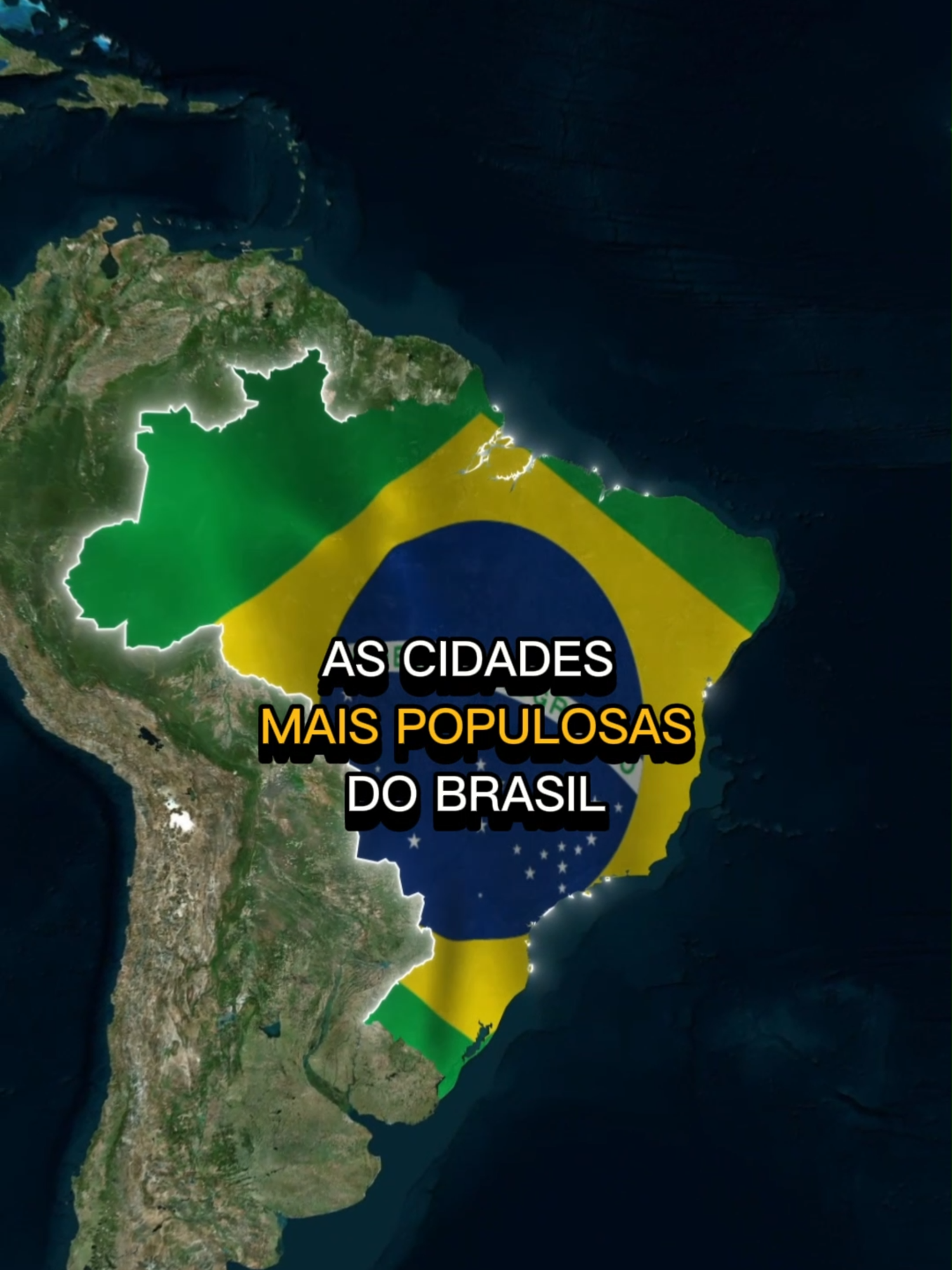 As cidades mais populosas do brasil. #cidades #cidadesbrasileiras #população #pessoas #brasil